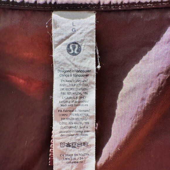 Lululemon Olive Green Bomber Cinch Hem Jacket Sz L (read description!) - Picture 12 of 14